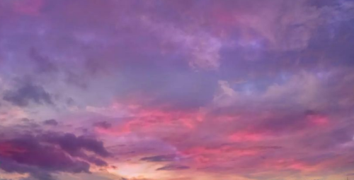 Himmel mit Make up 